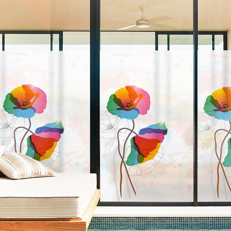 Stickers Placard <br> Fleurs Multicolore