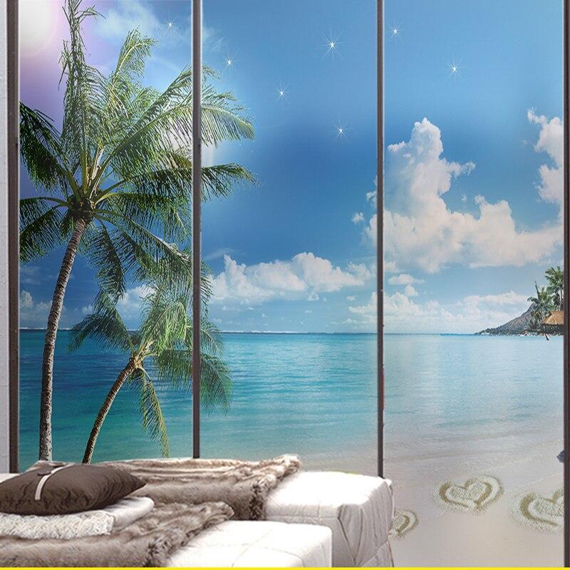Stickers Placard <br> Plage Paradisiaque