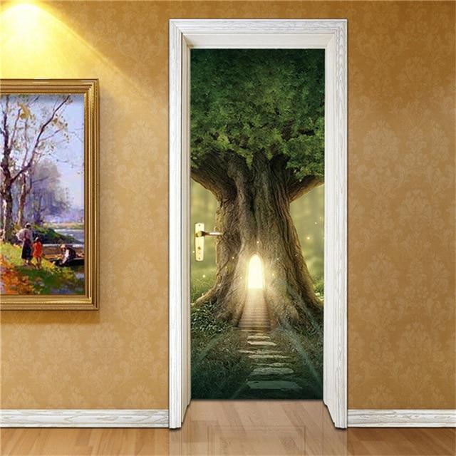 Stickers Porte Arbre Lumineux