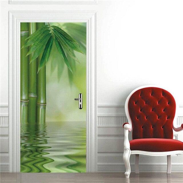 Stickers Porte Bambou Zen