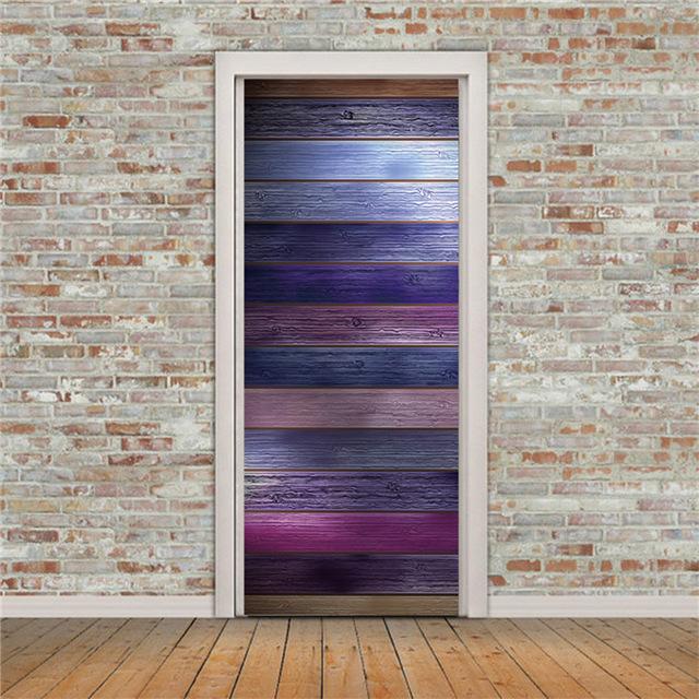 Stickers Porte Bois Couleur Froide