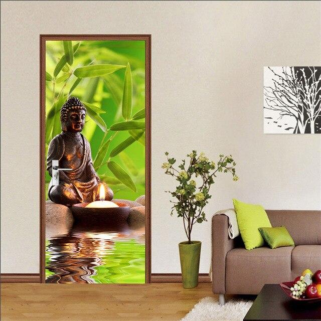 Stickers Porte Bouddha