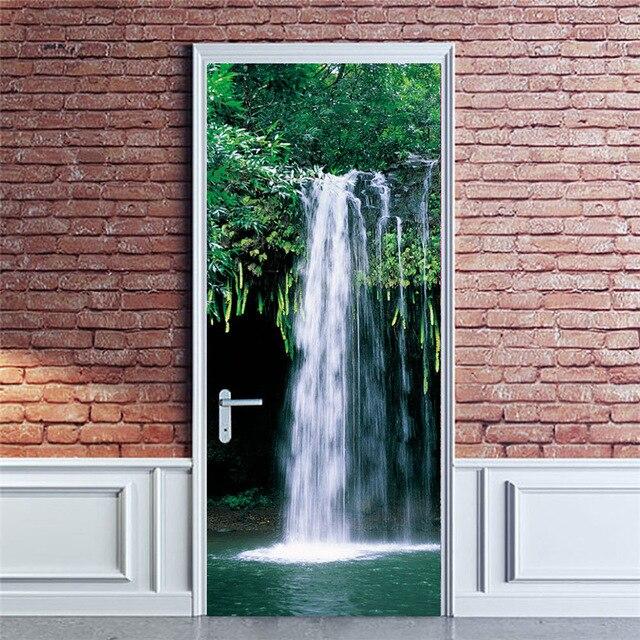 Stickers Porte Cascade Sauvage