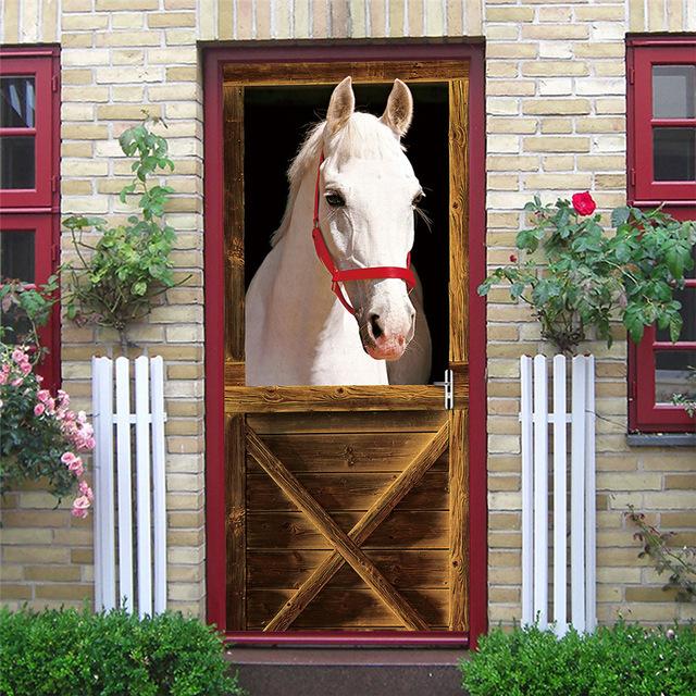 Stickers Porte Cheval