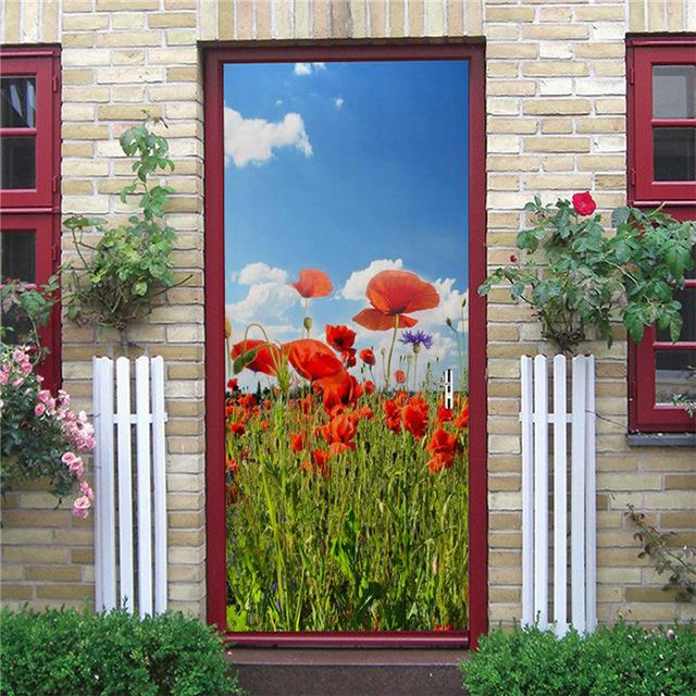 Stickers Porte Coquelicot