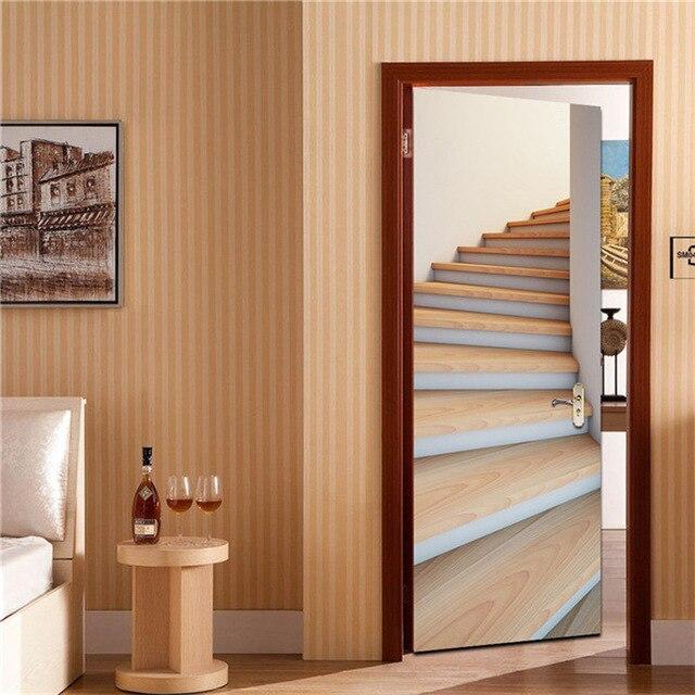 Stickers Porte Escalier