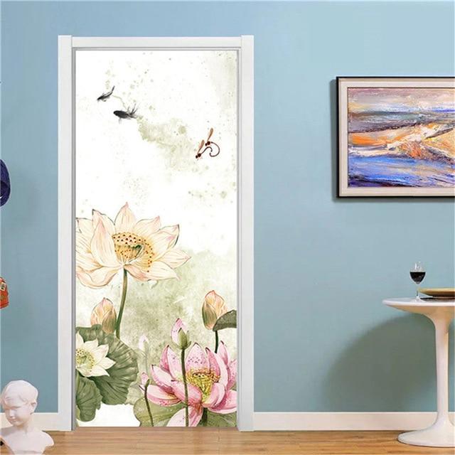 Stickers Porte Fleurs de Lotus