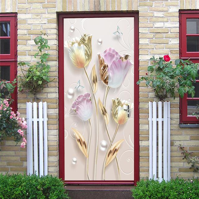 Stickers Porte Fleurs et Perles