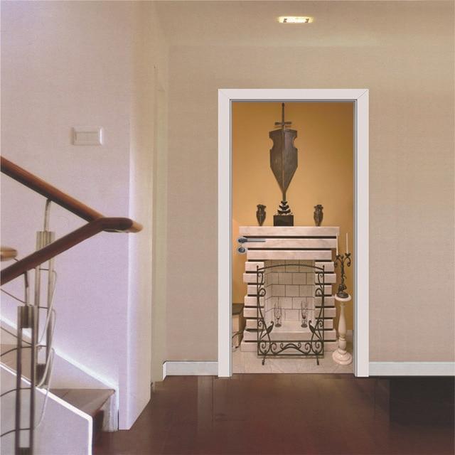 Stickers Porte La Cheminée