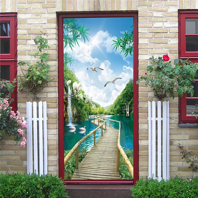 Stickers Porte Nature