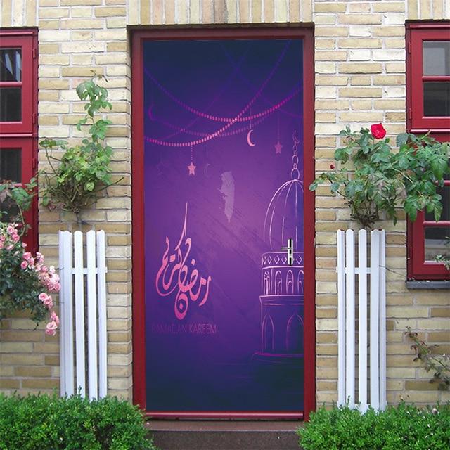 Stickers Porte Orientale Violette