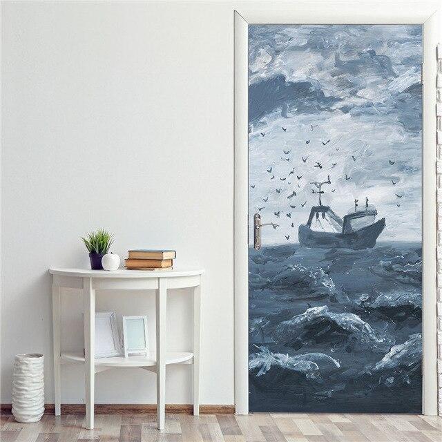 Stickers Porte Peinture Bateau
