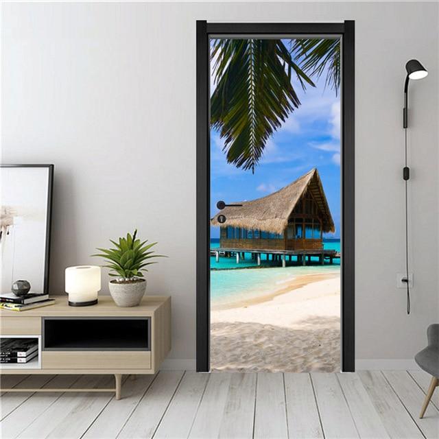 Stickers Porte Petite Hutte