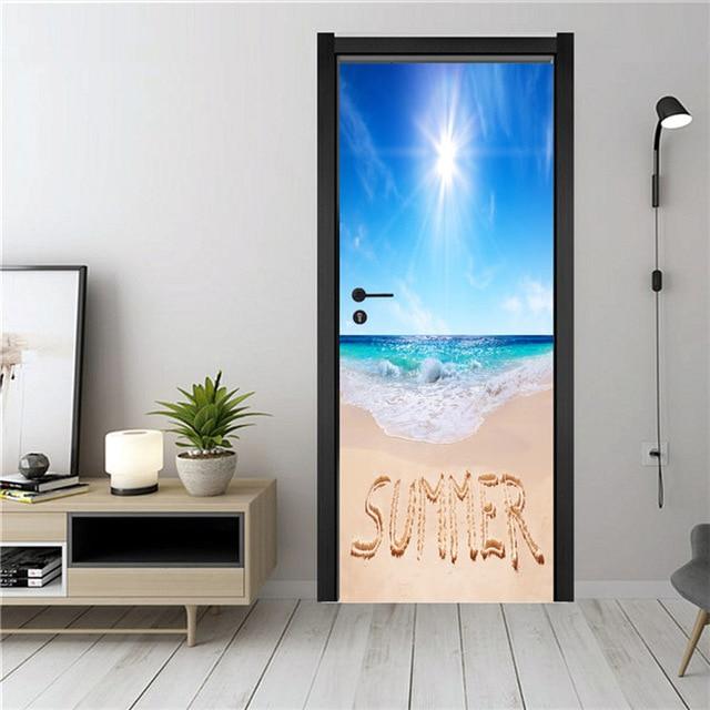 Stickers Porte Plage Summer