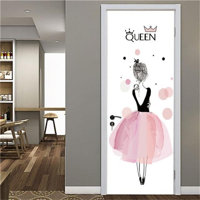 Stickers Porte Princesse