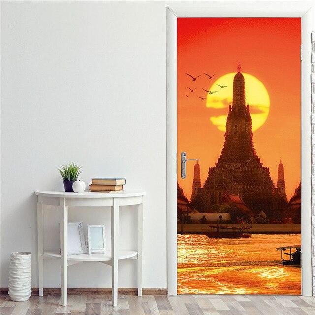 Stickers Porte Temple