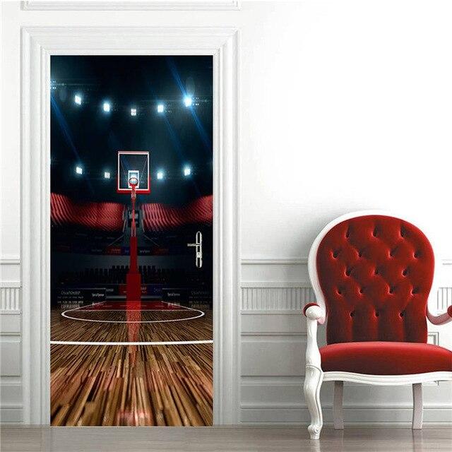 Stickers Porte Terrain De Basketball