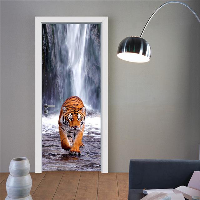 Stickers Porte Tigre