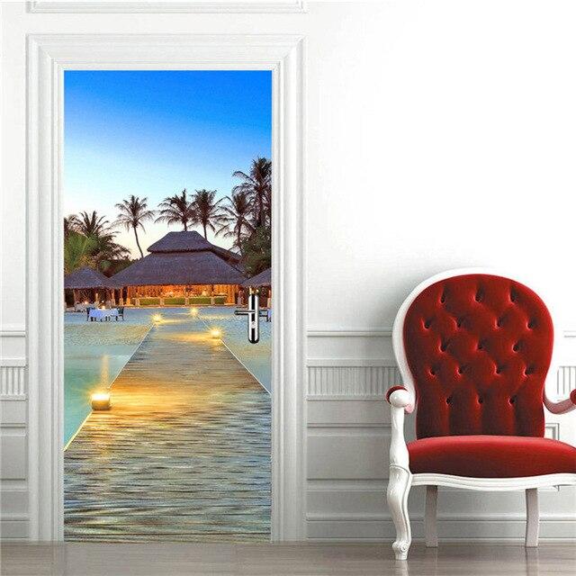 Stickers Porte Voyage Aux Seychelles