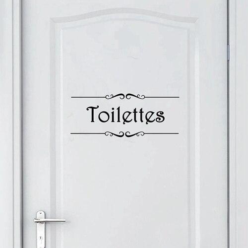 Stickers toilettes hommes femmes SI024 porte - Comstickers