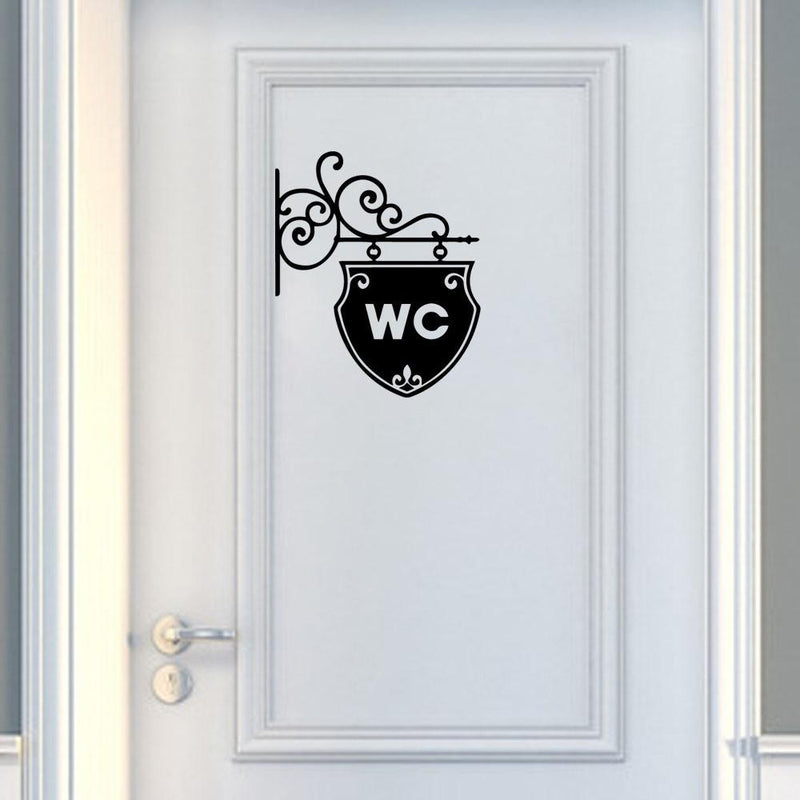 Stickers Porte <br> WC Pancarte