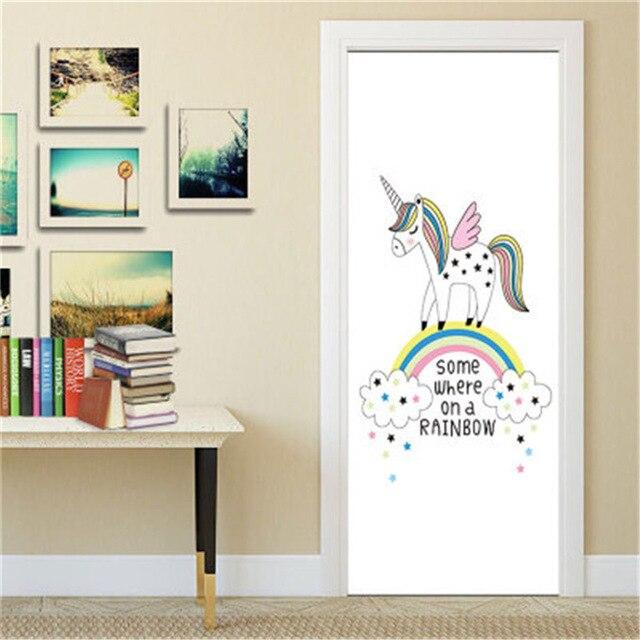 Stickers Porte Licorne