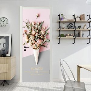 Stickers Porte Bouquet De Fleurs