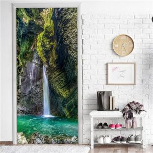 Stickers Porte Cascade Somptueuse