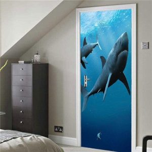 Stickers Porte Requin