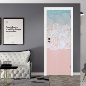 Stickers Porte Sable Fin Rose